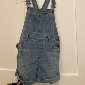 Free People Denim overalls